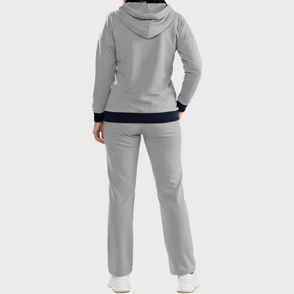 ست سویشرت شلوار ملانژ زنانه