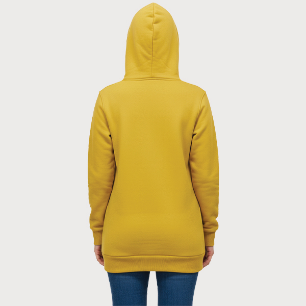 هودی زنانه زرد لیمویی