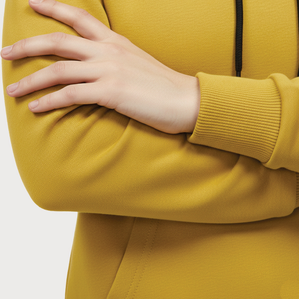 هودی زنانه زرد لیمویی