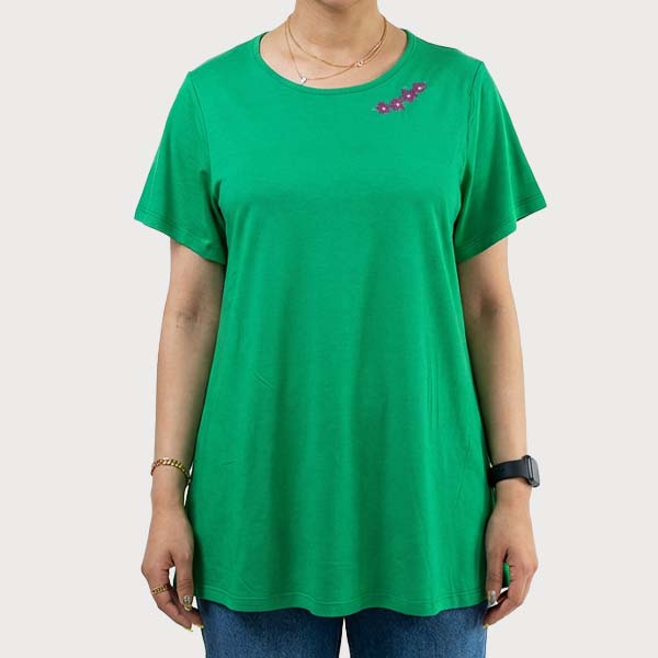 پیراهن کلوش آستین کوتاه