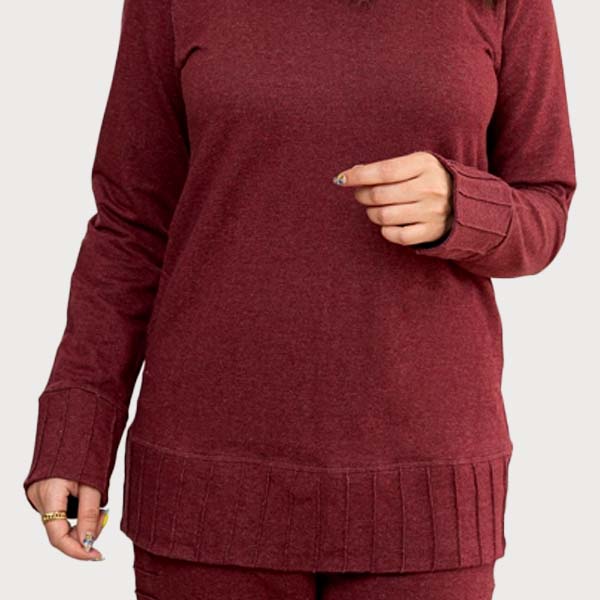 ست بلوز شلوار رگه دوزی