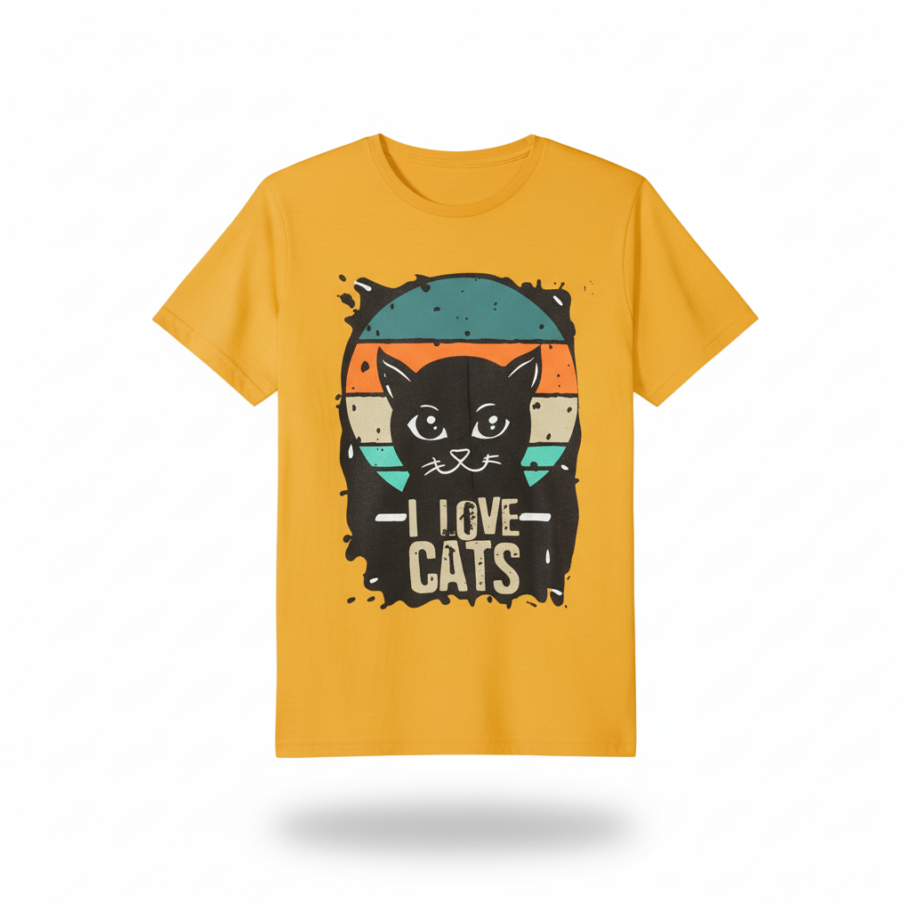 تیشرت I Love Cat
