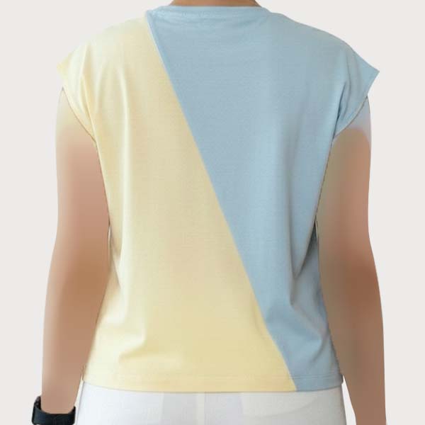 تیشرت یقه کج