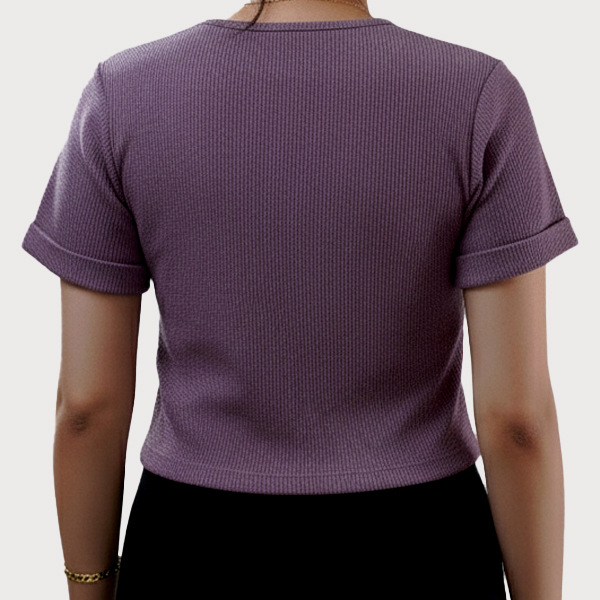 کراپ آستین کوتاه